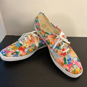 KEDS Rifle Paper Co. Sz 11 Multi-Color Floral Canvas Sneakers